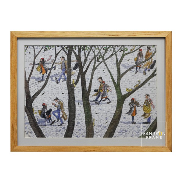 กรอบกล่องรอยมือเท้าเด็กของสะสมเด็ก-Shadow Box